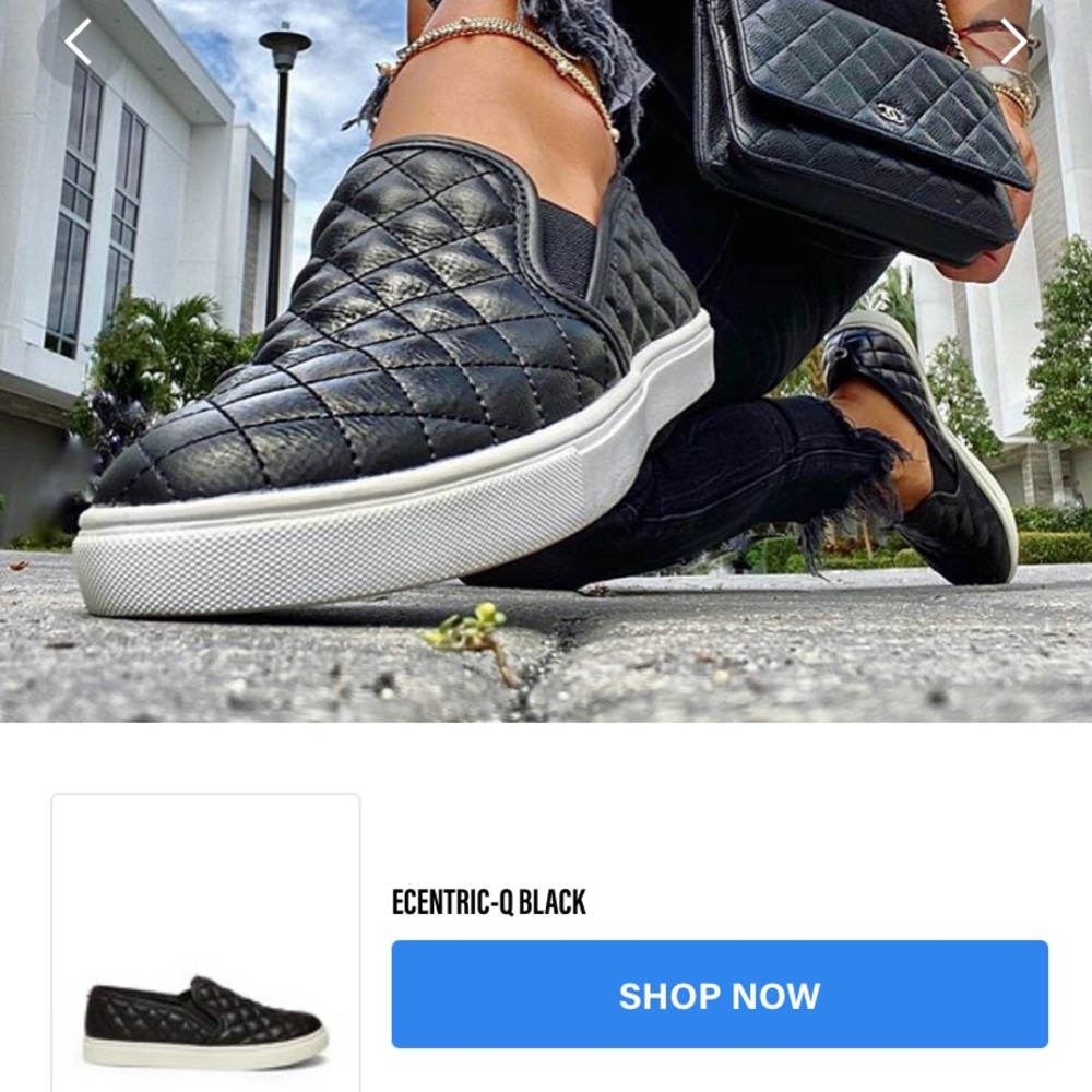 Quilted loafer runner leather